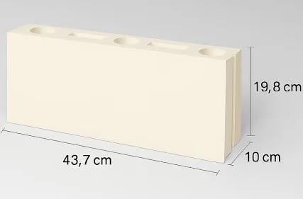 65st. Kalkzandsteen lijmblok., Ophalen, Overige materialen, Overige typen