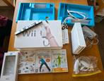 Nintendo Wii met 2 controllers, nunchucks en 4 game, Spelcomputers en Games, Spelcomputers | Nintendo Wii, Ophalen, Gebruikt, Met 2 controllers