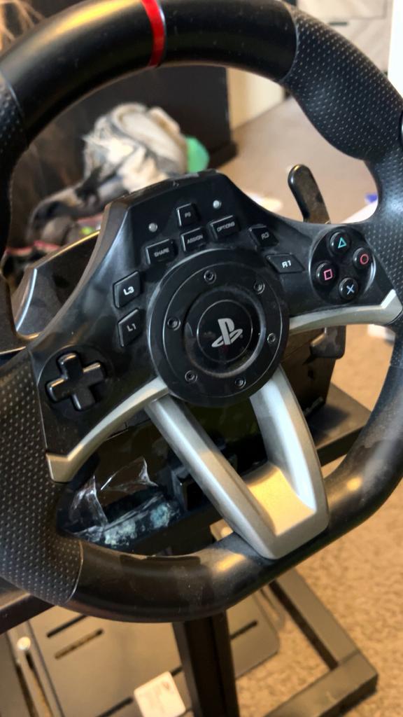 Race stuur en pedalen plus houder, Ophalen of Verzenden, Zo goed als nieuw