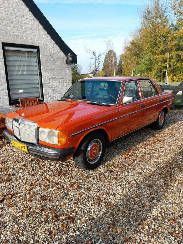 Mercedes-Benz 200-Serie 2.0 200 D 1980 Rood, Auto's, Mercedes-Benz, Origineel Nederlands, Particulier, 200-Serie, Rood