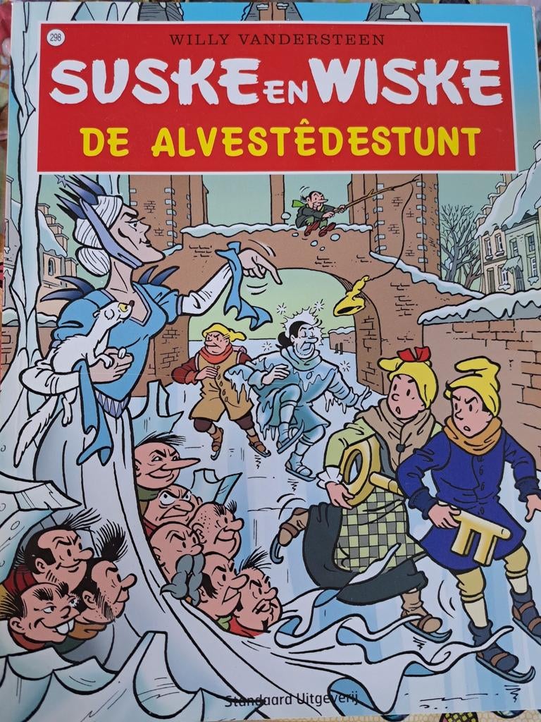 Suske en Wiske "De Alvestêdestunt" Friese uitgave, Ophalen of Verzenden