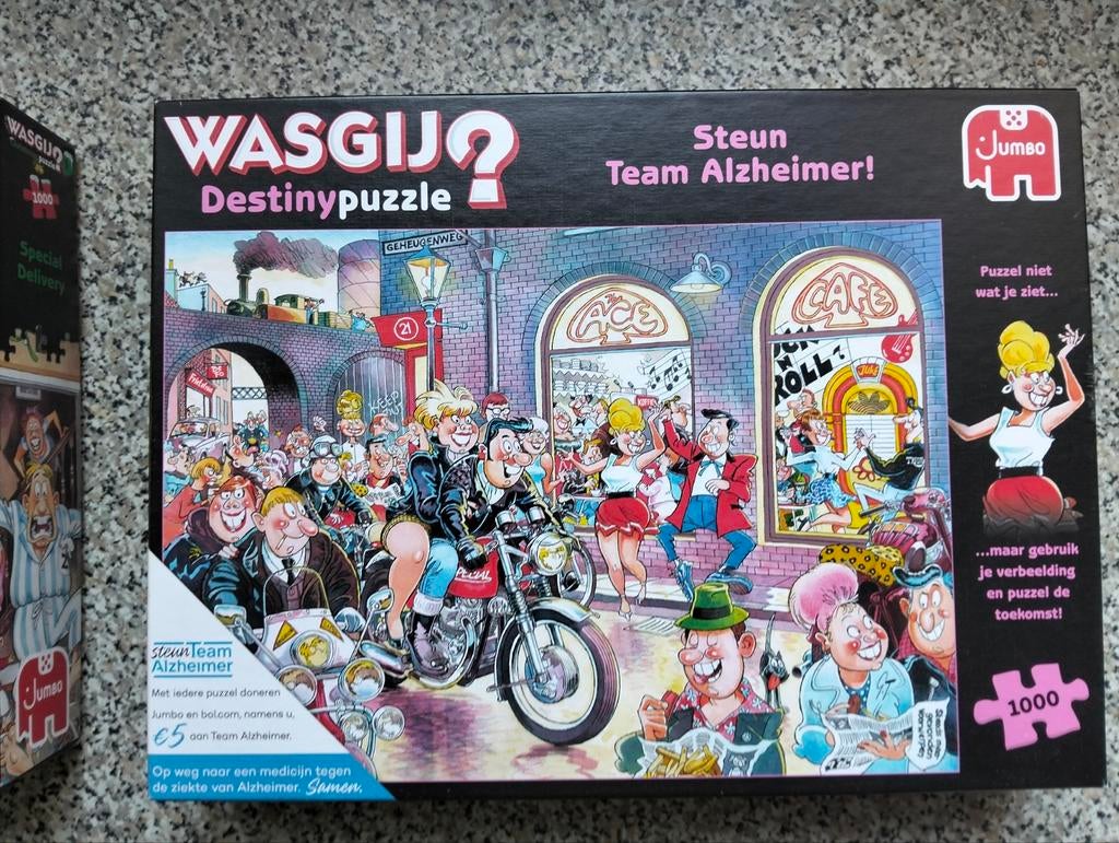 Wasgij puzzels 1000 stukjes, Ophalen of Verzenden, 500 t/m 1500 stukjes, Zo goed als nieuw