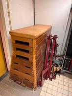 Gebruikte Turnkast - Perfect voor Gymnastiek en Training, Sport en Fitness, Turnen, Gebruikt, Bruin, Materiaal, Maat 36 t/m 42