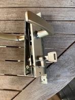 Nemef cylinderslot met deurbeslag en 2 sleutels, Doe-het-zelf en Verbouw, Hang- en Sluitwerk, Ophalen of Verzenden, Gebruikt, IJzer