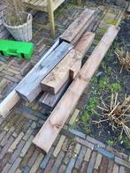 Douglas Palen 15x15 - Verschillende Lengtes, Gebruikt, Ophalen of Verzenden, 50 mm of meer, Balk