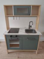 Mooie houten speelkeuken met magnetron en kookplaat, Ophalen, Zo goed als nieuw, Hout, Speelkeuken