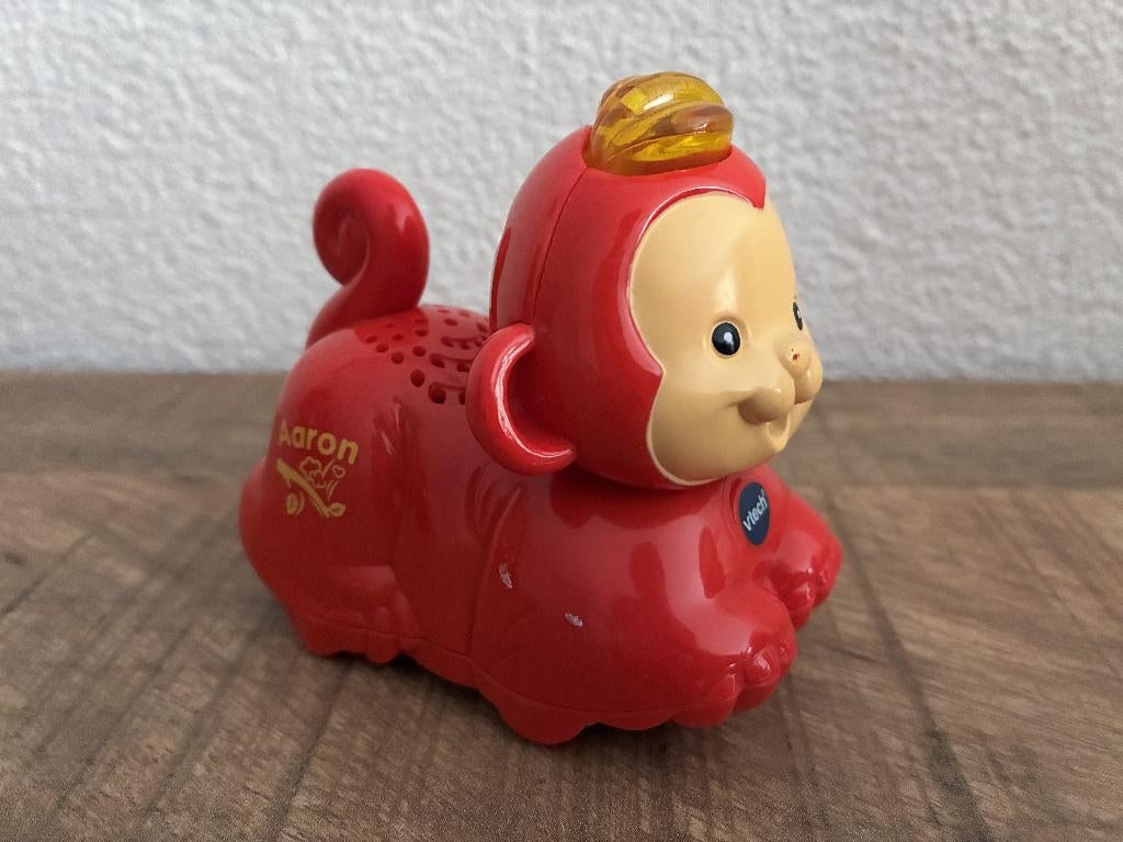 Vtech Zoef Zoef dieren Aaron Aap in PRIMA staat., Ophalen of Verzenden, Gebruikt, 6 maanden tot 2 jaar