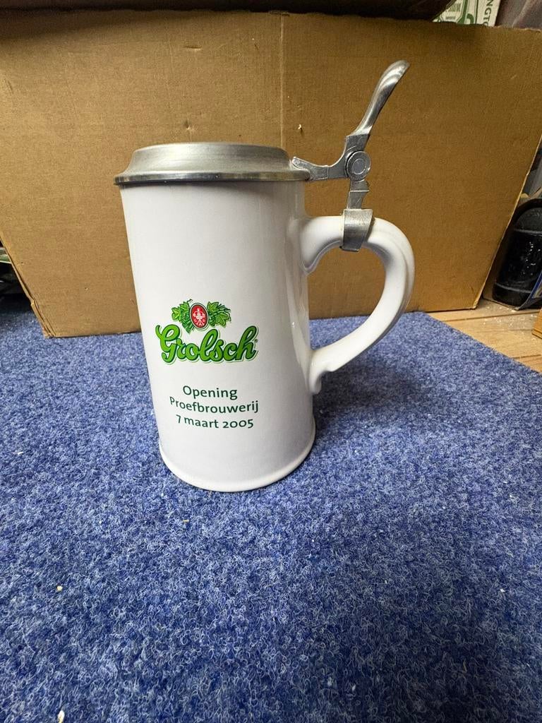 Grolsch pul opening proefbrouwerij, Verzamelen, Biermerken, Ophalen of Verzenden, Nieuw, Pul(len), Grolsch