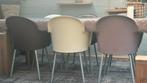 Eetkamerstoelen/eetstoelen, Tuin en Terras, Tuinstoelen, Ophalen, Gebruikt, Kunststof, Stapelbaar
