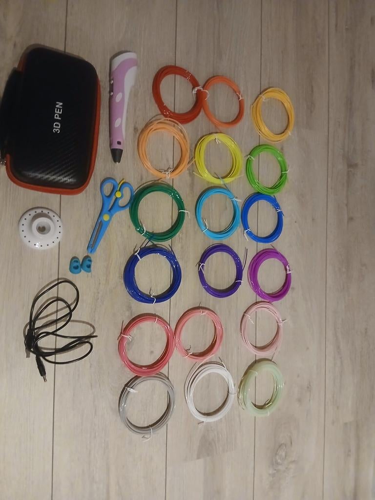3D pen + 18 kleuren 3D lijm, Ophalen of Verzenden, Nieuw