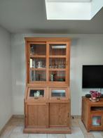 Mooie houten kast - 2 delen - moet weg wegens verhuizing, Ophalen, Gebruikt
