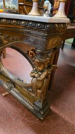 18e/19e eeuwse Trumeau met Engelen en Marmer, Ophalen