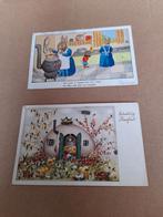 2 paaskaarten, Ophalen of Verzenden, 1940 tot 1960, Gelopen, Feest(dag)