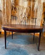 Deense vintage Ole Wanscher, A.J. Iversen salontafel, 50 tot 100 cm, Rond, Ophalen of Verzenden, Zo goed als nieuw