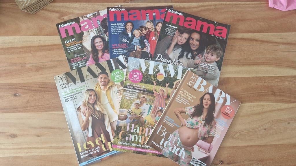 Mama tijdschriften fabulous mama en kek mama, Ophalen of Verzenden, Zo goed als nieuw, Damesbladen