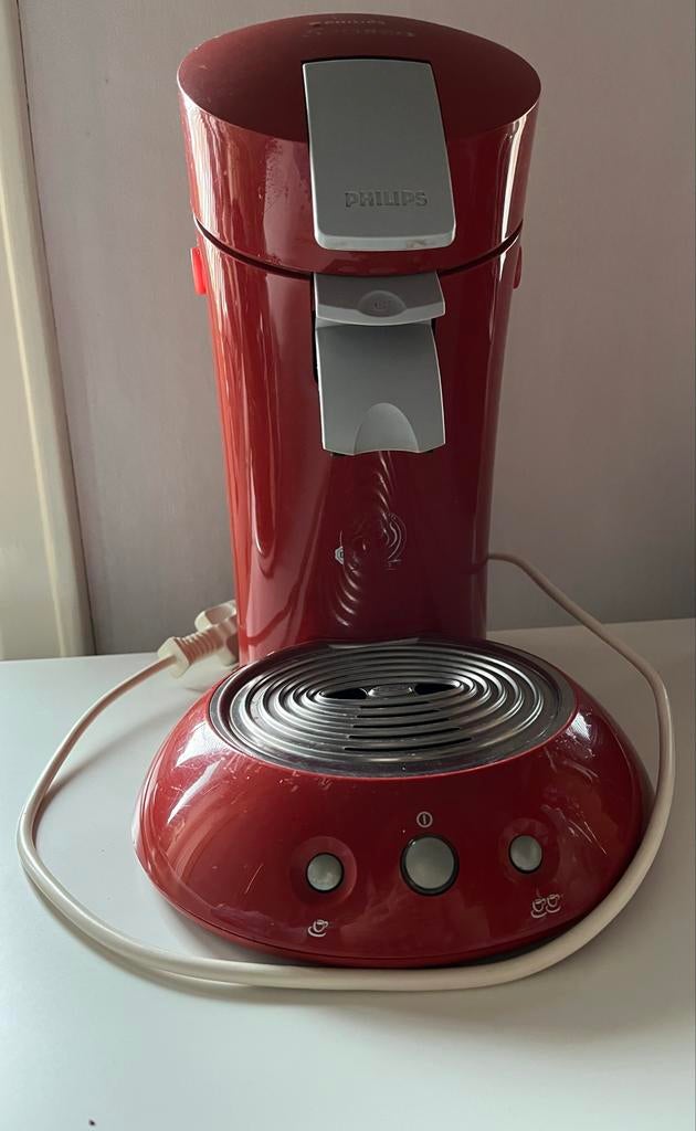 Senseo Philips HD 7810 - Rood Koffiezetapparaat, Witgoed en Apparatuur, Koffiezetapparaten, Gebruikt, Koffiemachine, Ophalen of Verzenden
