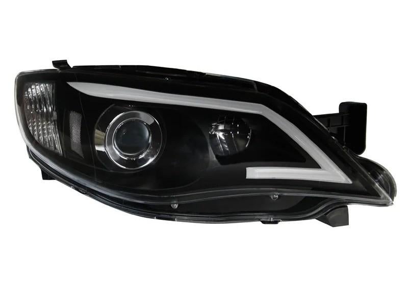 JapPower Koplampen set zwart - Subaru Impreza 2008-2014, Ophalen of Verzenden