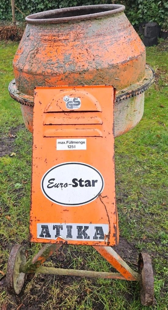Betonmolen Atika Eurostar 125, Doe-het-zelf en Verbouw, Betonmolens, Ophalen