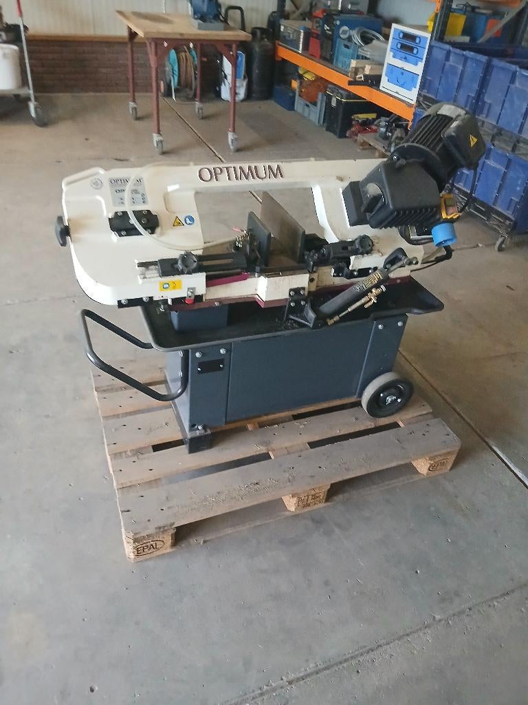 Metaalbandzaagmachine optimum  S181G, Ophalen, Zo goed als nieuw, 30 tot 70 mm, Lintzaag