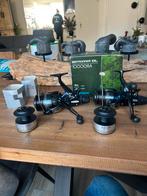 2x Shimano DL 10000 RA baitrunner molens, Ophalen of Verzenden, Zo goed als nieuw, Molen