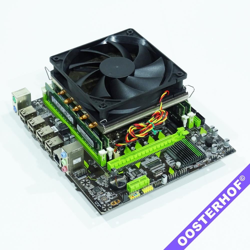 ATERMITER X79G V1.21 XEON CPU + 32Gb RAM + 256Gb SSD M.2, Computers en Software, Moederborden, Gebruikt, DDR3, Ophalen of Verzenden