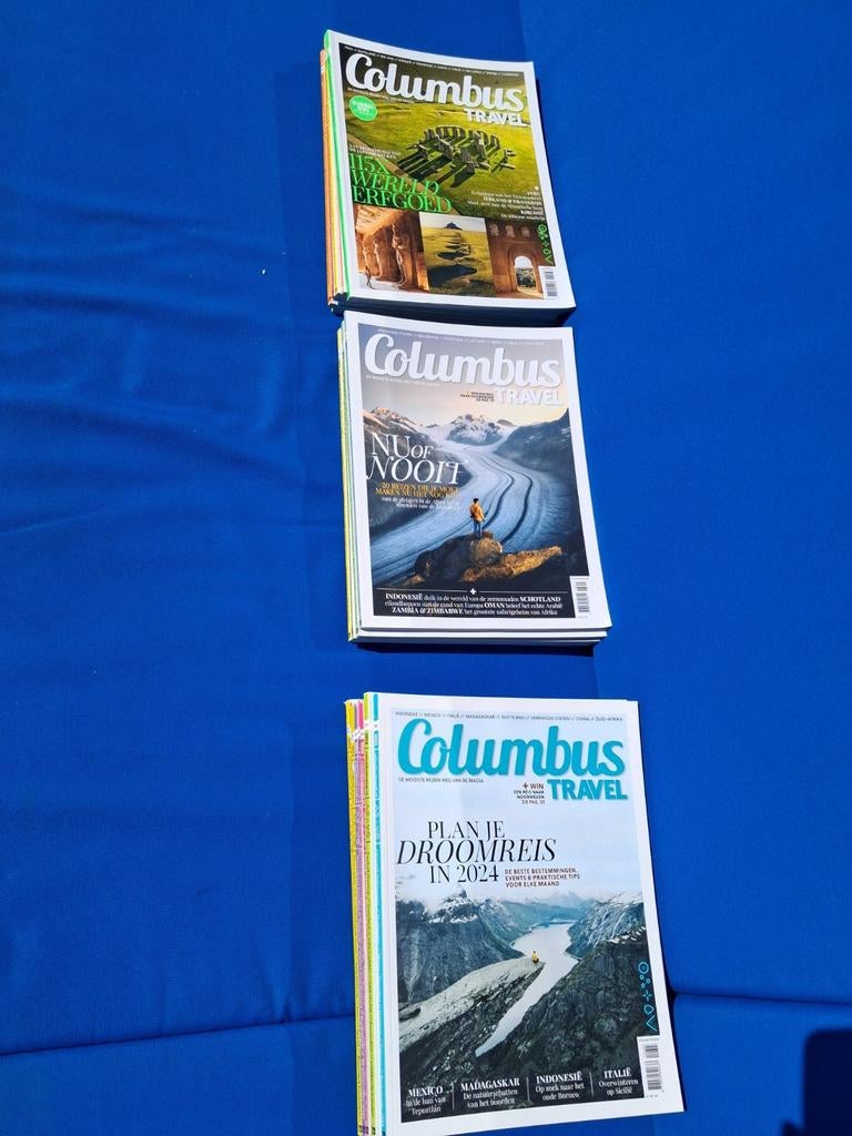Columbus Travel Magazines 2023-2025 (20 stuks), Europa, Ophalen of Verzenden, Reisgids of -boek, Gelezen
