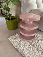 Bijzettafel nous living wehkamp esra oudroze, Huis en Inrichting, Minder dan 45 cm, Minder dan 55 cm, Rond, Ophalen of Verzenden