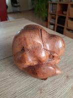 Houten handgesneden yogi man beeldje in zeer goede staat, Antiek en Kunst, Kunst | Beelden en Houtsnijwerken, Ophalen of Verzenden