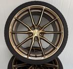 JR-Wheels JR37 Velgen 20 Inch 9J 5x112 ET35 Bronze, Ophalen, -, -, Banden en Velgen