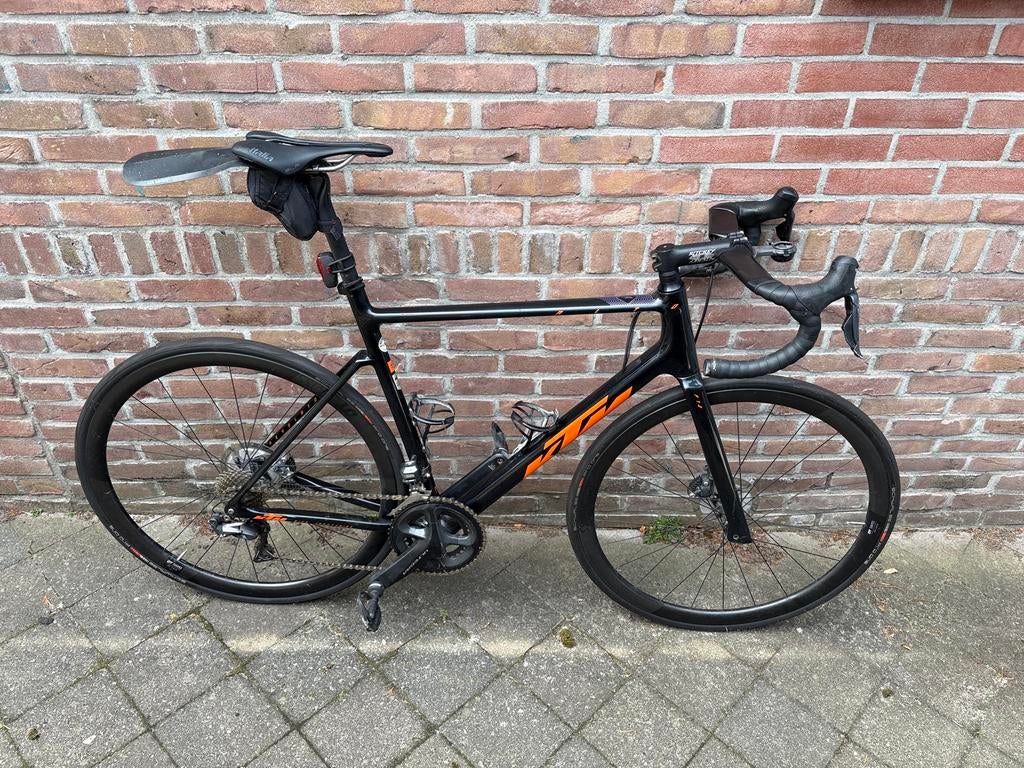 KTM Revelator Alto 57 Ultegra Di2 DT Swiss PRC1650 Powermete, 28 inch, Gebruikt, Carbon, 57 tot 61 cm