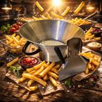 te huur friet uitlekbak met schep, Ophalen of Verzenden, Zo goed als nieuw, Verjaardag