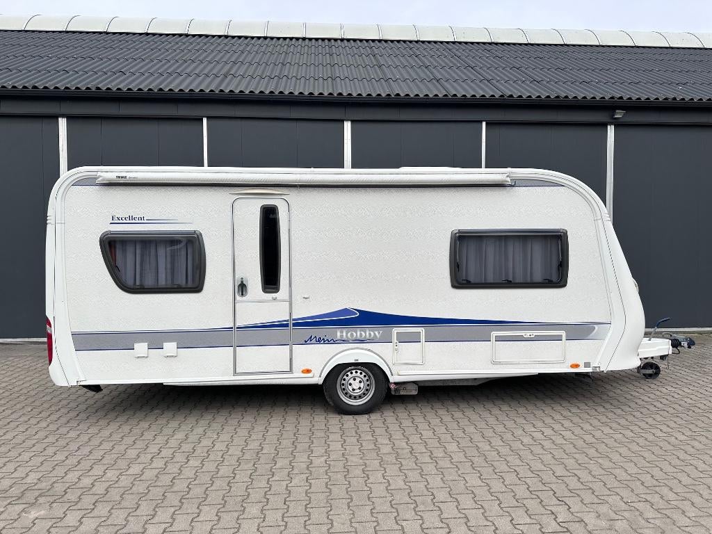 Hobby 540 UL Excellent (2009) | Airco | Mover, Caravans en Kamperen, Caravans, Particulier, tot en met 4, 1000 - 1250 kg, Rondzit