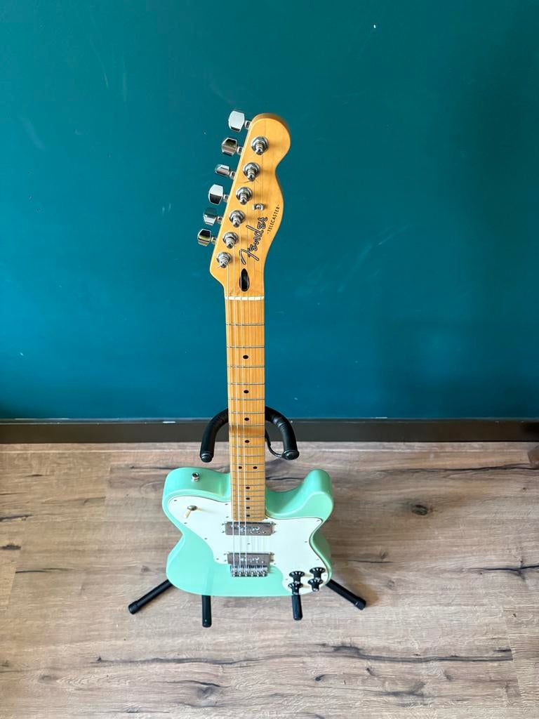 Fender Telecaster Deluxe seafoam green, Ophalen of Verzenden, Zo goed als nieuw, Solid body, Fender