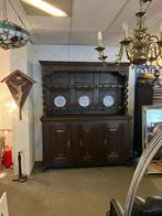 Antieke eikenhouten tinkast/ bordenkast, Ophalen