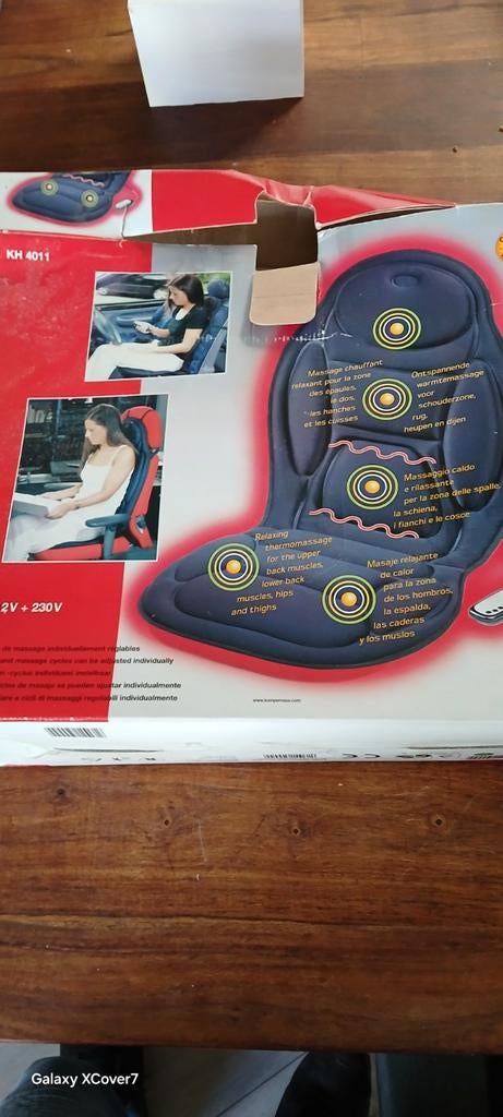 Autostoel massage  kussen nieuw, Ophalen of Verzenden, Nieuw