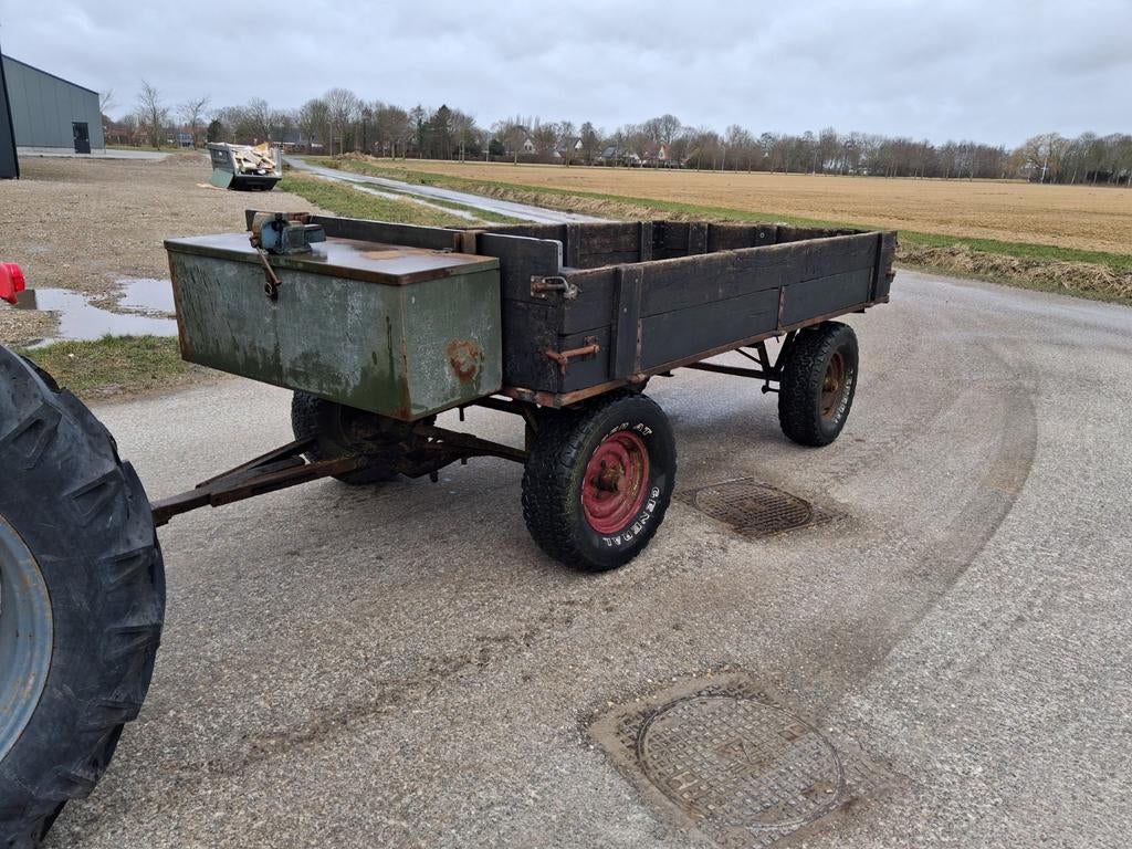 Platte/boeren wagen, Ophalen, Akkerbouw, Transport