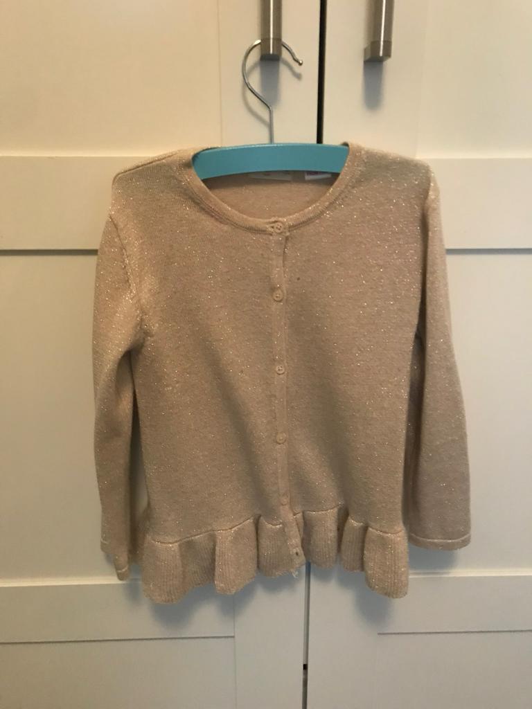 Mango Kids glitter vestje maat 104, Kinderen en Baby's, Ophalen of Verzenden, Zo goed als nieuw, Meisje