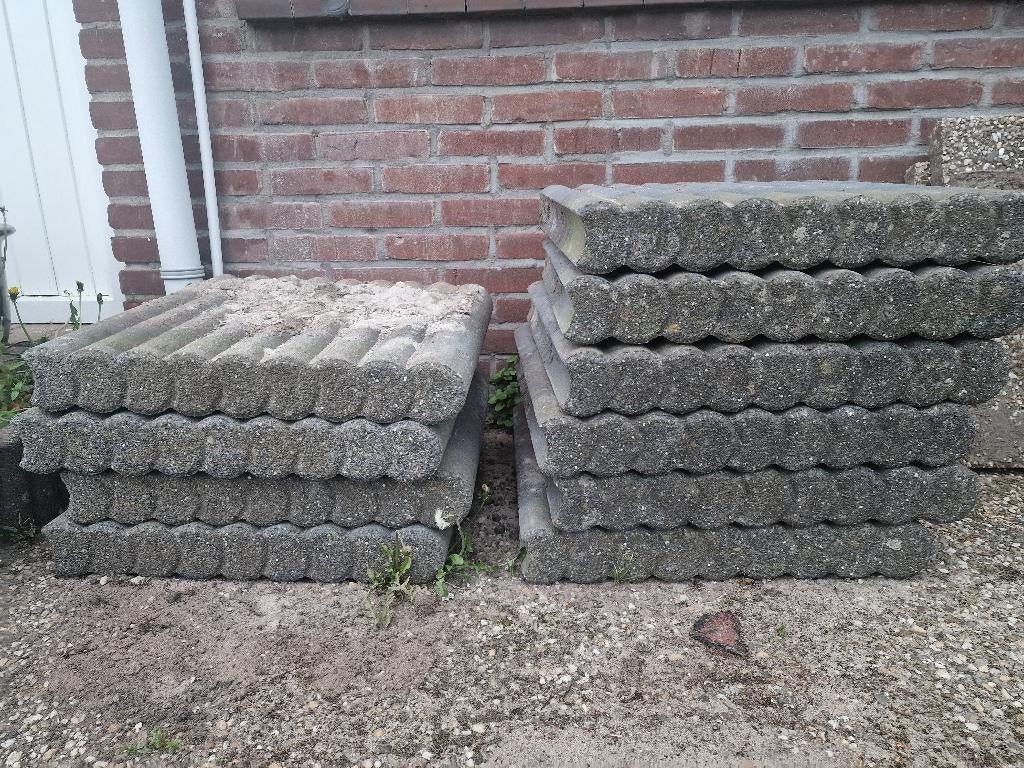 Palissades 10 stuks, Tuin en Terras, Ophalen, Gebruikt, 25 tot 50 cm, Border