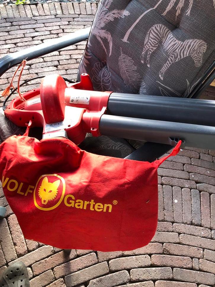 Bladblazer Wolf Garten LBV 2600 E, Tuin en Terras, Bladblazers, Gebruikt, Handgedragen, Elektrisch, Met opvangzak, Ophalen