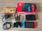 Nintendo Switch V2 Compleet en in Goede Staat + Beschermcase, Ophalen of Verzenden, Grijs, Zo goed als nieuw