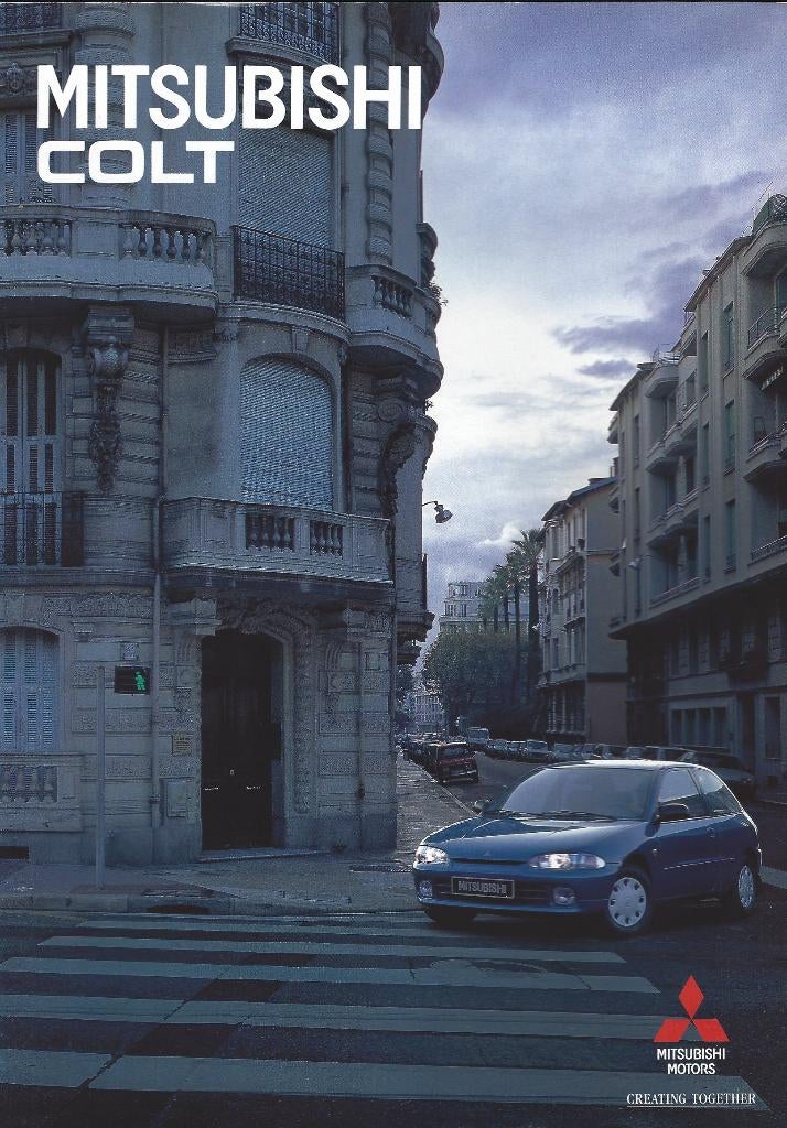 Brochure Mitsubishi Colt 1995, Ophalen of Verzenden, Gelezen, Mitsubishi