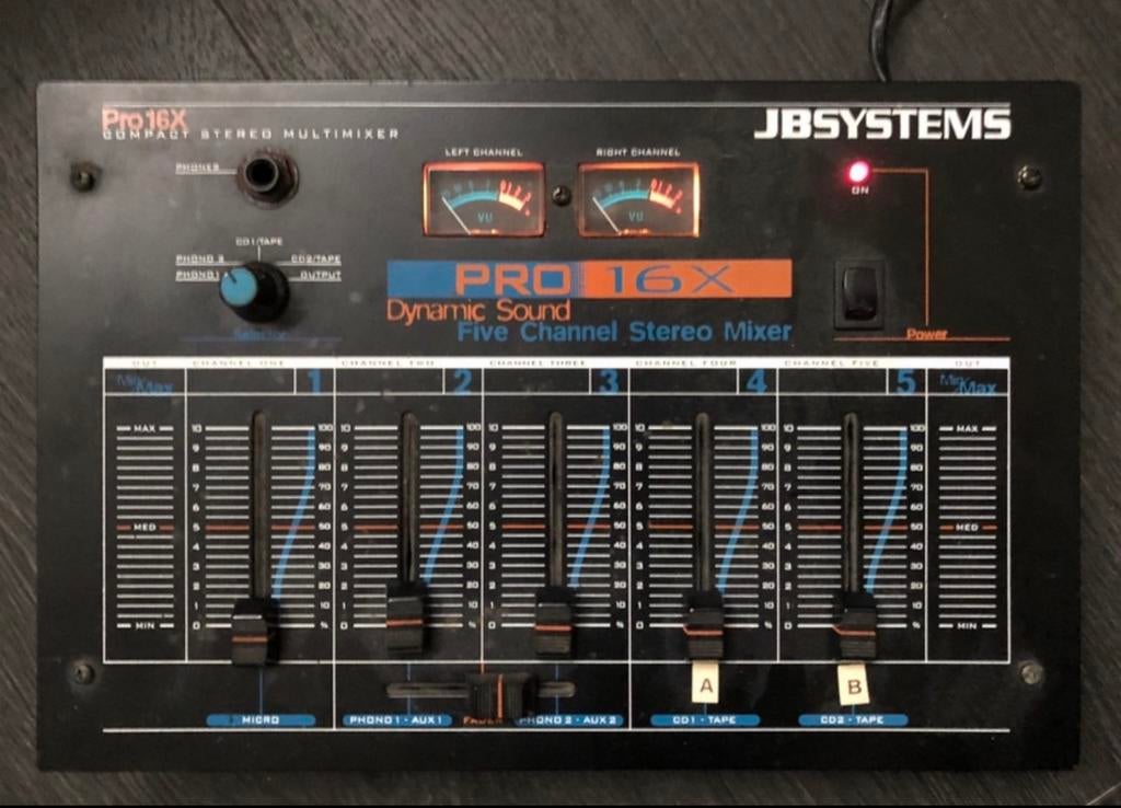 JB Systems Pro 16X, Ophalen of Verzenden, Zo goed als nieuw, Minder dan 5 kanalen