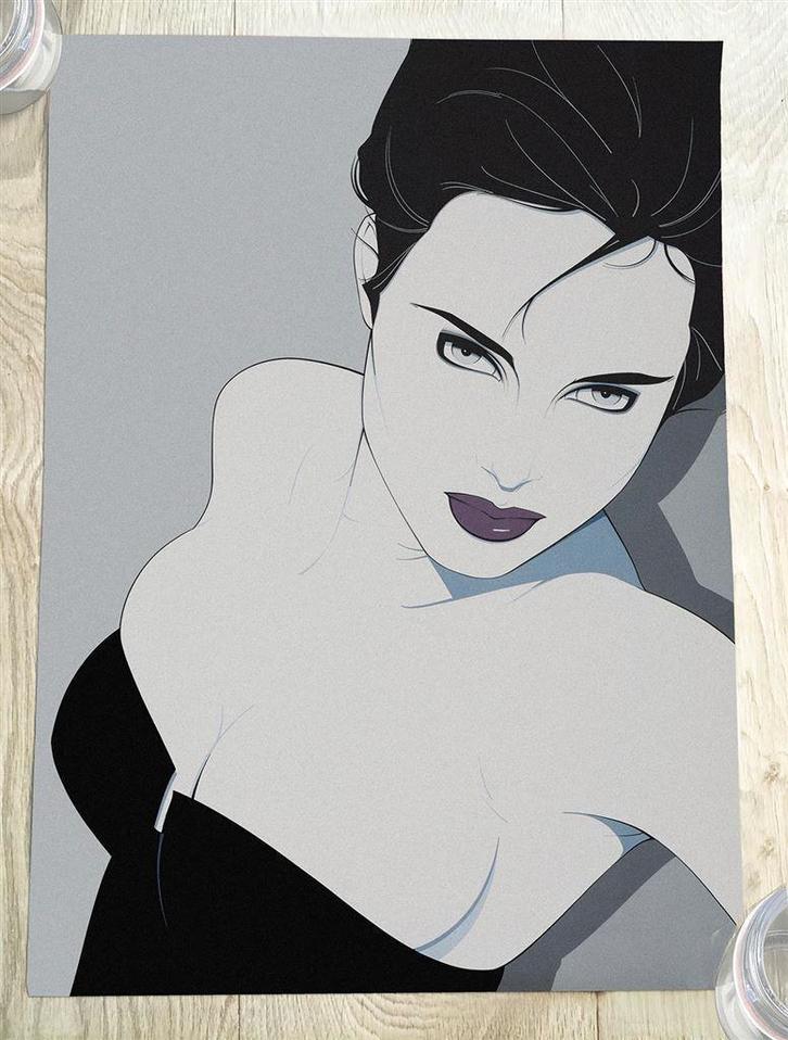 PATRICK NAGEL pin up kunst Poster affiche 80's, Verzamelen, Posters, Nieuw, Film en Tv, A1 t/m A3, Ophalen of Verzenden