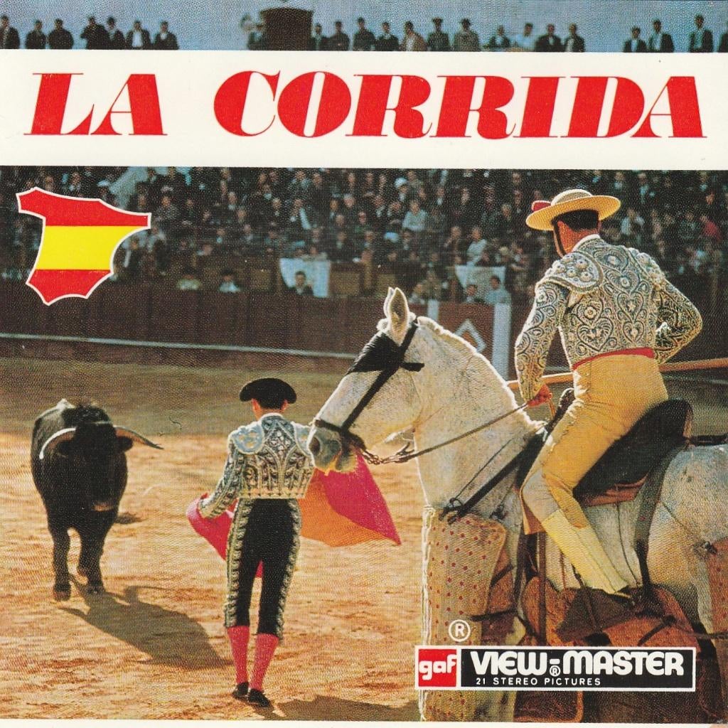 ZELDZAAM view master STIERENVECHTEN SPANJE C255 viewmaster, Ophalen of Verzenden, Zo goed als nieuw