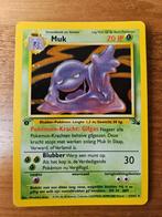 Pokémon Muk Fossil First Edition NL, Hobby en Vrije tijd, Verzamelkaartspellen | Pokémon, Verzenden, Zo goed als nieuw, Losse kaart