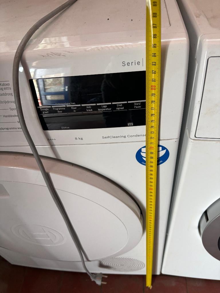Bosch Warmtepompdroger Serie 6 8kg A+++ SelfCleaning, Ophalen, 6 tot 8 kg, Gebruikt, Minder dan 85 cm