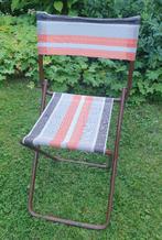Vintage/ Retro opklapbaar (kinder) tuin- of kampeerstoeltje, Caravans en Kamperen, Kampeermeubelen, Ophalen of Verzenden, Gebruikt