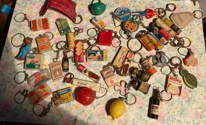Vintage sleutelhangers: Royco, Calvé, Bensdorp en meer, Ophalen, Gebruikt, Merk