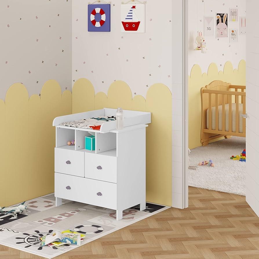 WOLTU aankleedkussen voor ladekast 48 cm diep, Minder dan 75 cm, Zo goed als nieuw, Commode, Ophalen