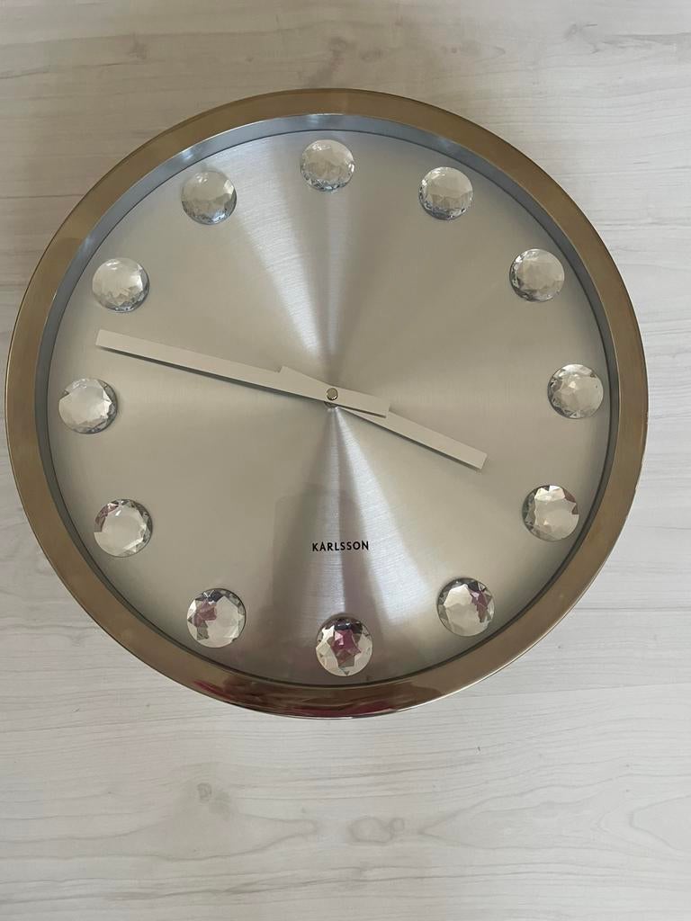 Karlsson klok igst, Huis en Inrichting, Woonaccessoires | Klokken, Ophalen, Zo goed als nieuw, Wandklok